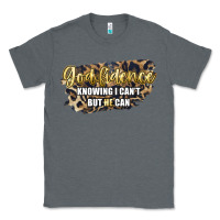 Charcoal Heather god fidence knowing i can't but he can Classic Tee - Artiststas