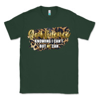 Sports Green god fidence knowing i can't but he can Classic Tee - Artiststas
