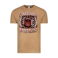 Vintage Camel football vibes smiley face Vintage Tee - BarkalooDesign