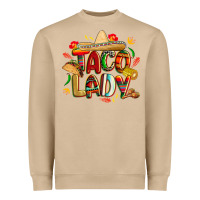 Mushroom cinco de mayo taco lady Heavyweight Sweatshirt - CowGirlArtShop