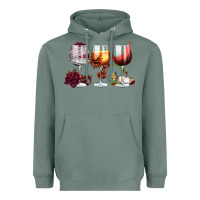 Sage hallothanksmas halloween thanksgiving  christmas wine Heavyweight Hoodie - FaDigitalArtStudio