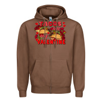 Chestnut Tacos are my Valentine Valentine's Day Zipper Hoodie - FaDigitalArtStudio