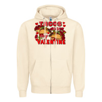 Sandshell Tacos are my Valentine Valentine's Day Zipper Hoodie - FaDigitalArtStudio
