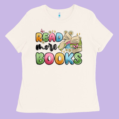 Read More Books Ladies Tee Designed By Maliassmallbusiness