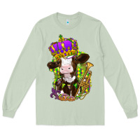 Matcha Mardi Gras cow Long Sleeve Tee - NancyCooperArtShop