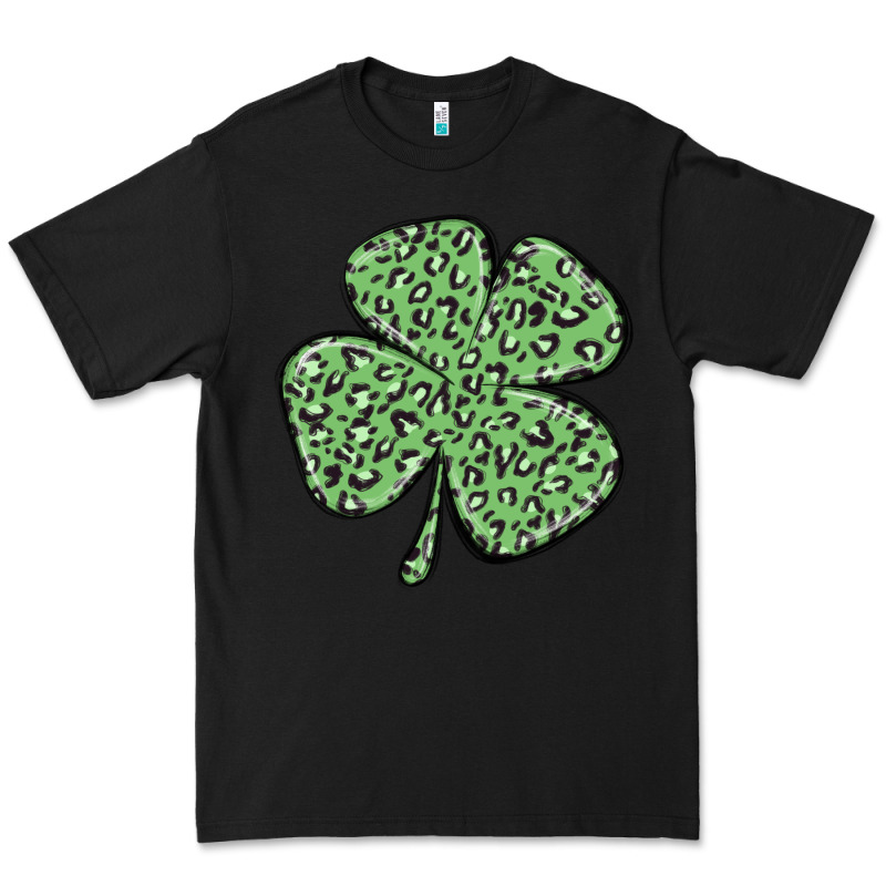 Leopard Shamrock Premium Tee by MaliasSmallBusiness | Teevron