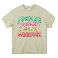 Mossy prying mama raising warriors malia Heavy Core Tee - MaliasSmallBusiness