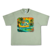 Oil Green life is better at the beach Urban Heavy Tee - Jasminsmagicworld