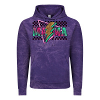 Cloud Purple mama techno lightning bolt Vintage Hoodie - Jasminsmagicworld