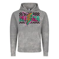 Cloud Rock mama techno lightning bolt Vintage Hoodie - Jasminsmagicworld