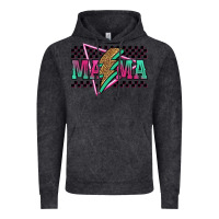 Vintage Black mama techno lightning bolt Vintage Hoodie - Jasminsmagicworld