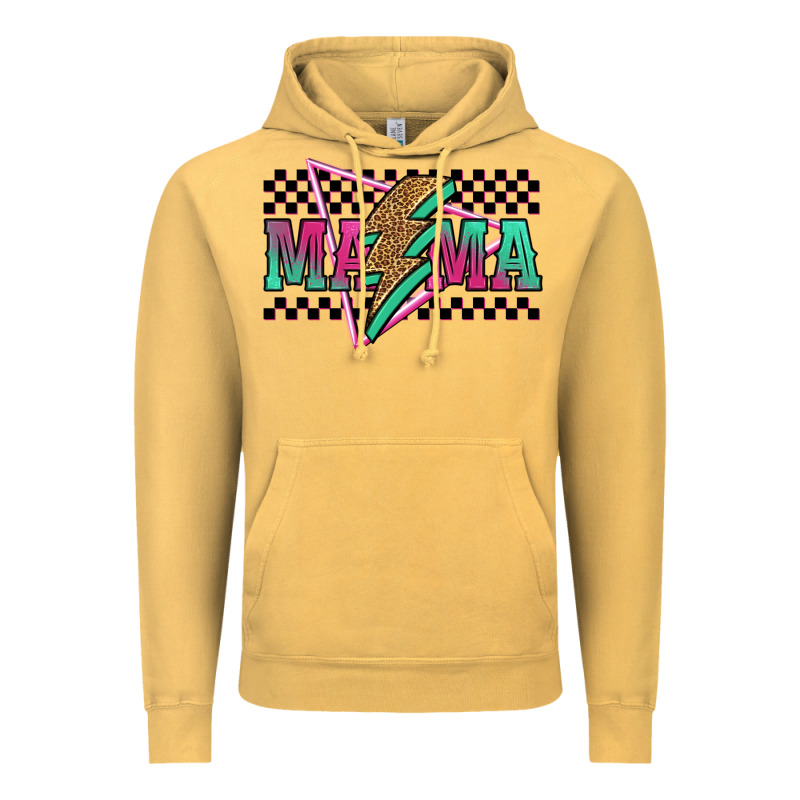 Mama Techno Lightning Bolt Vintage Hoodie by Jasminsmagicworld | Teevron