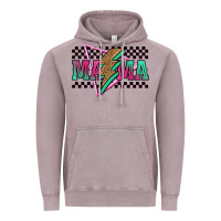 Vintage Zinc mama techno lightning bolt Vintage Hoodie - Jasminsmagicworld
