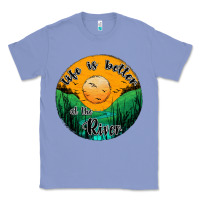 Colony Blue life is better at the river Classic Tee - JahusDesignShop