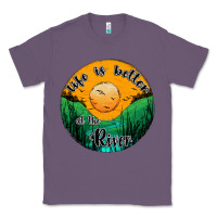 Lavender life is better at the river Classic Tee - JahusDesignShop