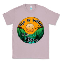 Lilac life is better at the river Classic Tee - JahusDesignShop