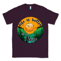 Plum life is better at the river Classic Tee - JahusDesignShop