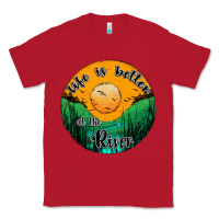 Red life is better at the river Classic Tee - JahusDesignShop