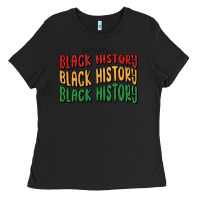 Black i am black history Ladies Tee - MaliasSmallBusiness