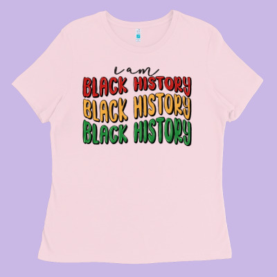 I Am Black History Ladies Tee Designed By Maliassmallbusiness