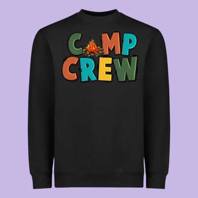 Camp Crew Heavyweight Sweatshirt Designed By Cowgirlartshop