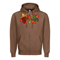 Chestnut Bonita Zipper Hoodie - FaDigitalArtStudio