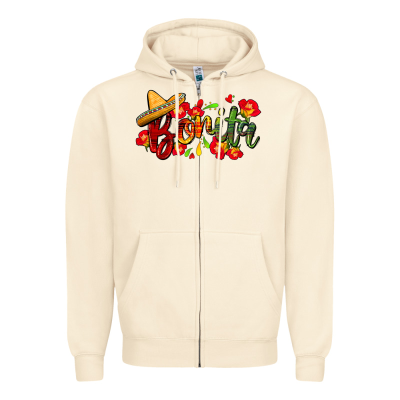 Bonita Zipper Hoodie by FaDigitalArtStudio | Teevron