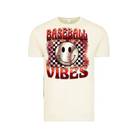 Vintage Arctic baseball vibes smiley face Vintage Tee - BarkalooDesign