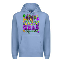 Colony Blue Mardi Gras squad Premium Hoodie - FaDigitalArtStudio