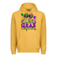 Mustard Mardi Gras squad Premium Hoodie - FaDigitalArtStudio