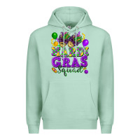 Seafoam Mardi Gras squad Premium Hoodie - FaDigitalArtStudio
