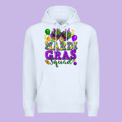 Mardi Gras Squad Premium Hoodie Designed By Fadigitalartstudio
