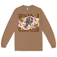 Toasted Coconut Mardi Gras with crab Long Sleeve Tee - NancyCooperArtShop
