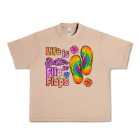 Burro life is better in flip flops Urban Heavy Tee - Jasminsmagicworld