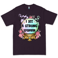 Plum i see a strong woman Premium Tee - MaliasSmallBusiness