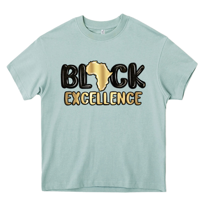 Black Excellence Heavy Core Tee by MaliasSmallBusiness | Teevron
