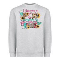 I Became A Cna Because Your Life Is Worth My Time Heavyweight Sweatshirt | Teevron