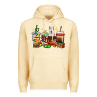 Pina Colada Christmas coffee cups with White Shepherd Premium Hoodie - RanaPortraitStore