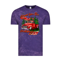 Cloud Purple home for the holidays michigan Vintage Tee - BarkalooDesign
