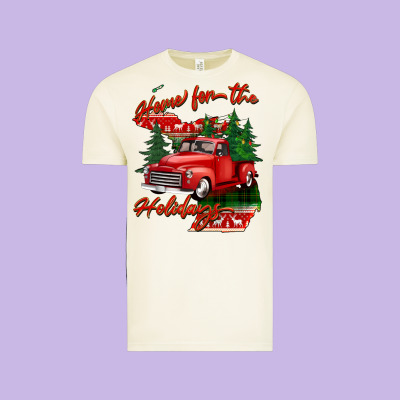 Home For The Holidays Michigan Vintage Tee Designed By Barkaloodesign