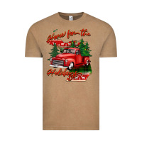 Vintage Coffee home for the holidays michigan Vintage Tee - BarkalooDesign