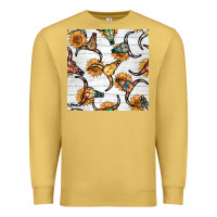 Antique Gold native american aztec seamless pattern 7 Premium Sweatshirt - BundleAndBundleShop