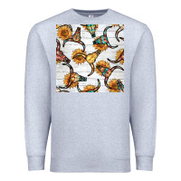 Heather Grey native american aztec seamless pattern 7 Premium Sweatshirt - BundleAndBundleShop