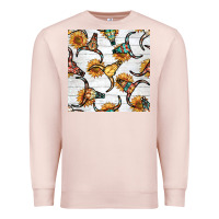 Pale Pink native american aztec seamless pattern 7 Premium Sweatshirt - BundleAndBundleShop