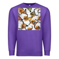 Purple native american aztec seamless pattern 7 Premium Sweatshirt - BundleAndBundleShop