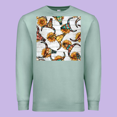 Native American Aztec Seamless Pattern 7 Premium Sweatshirt Designed By Bundleandbundleshop