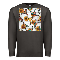 Smoke native american aztec seamless pattern 7 Premium Sweatshirt - BundleAndBundleShop