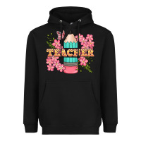 Teacher Floral Pencil Heavyweight Hoodie | Teevron