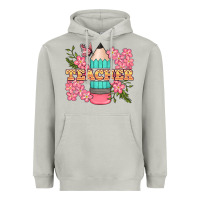 Moon Dust teacher floral pencil Heavyweight Hoodie - BundleAndBundleShop