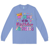 Colony Blue mommy of the birthday princess Long Sleeve Tee - NancyCooperArtShop
